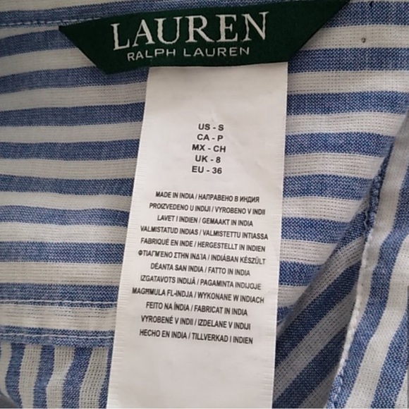 Ralph Lauren shirt swim cover up. Size small - Picture 4 of 7